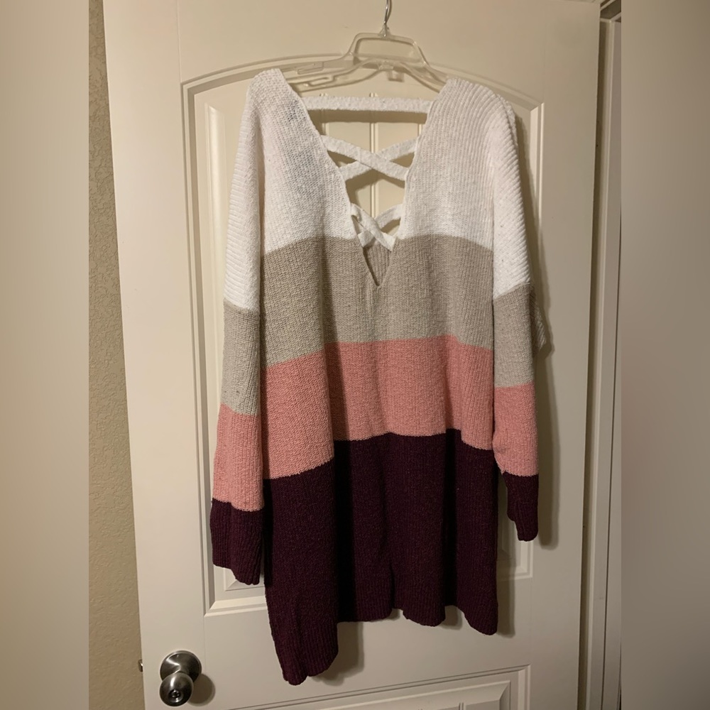 Torrid Criss Cross Back Sweater - Picture 9 of 13